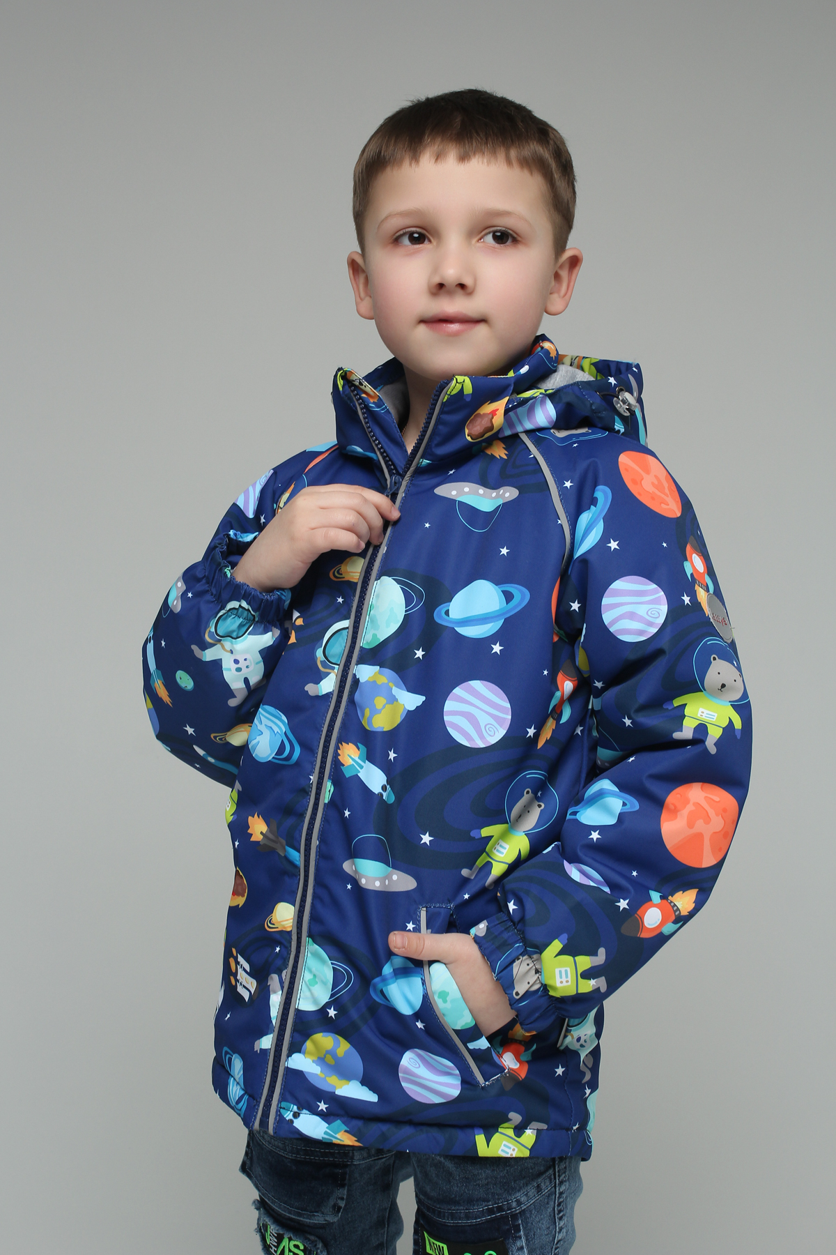 Куртка для хлопчика Snowgenius D442-06 92 см Темно-синій (2000989393399)