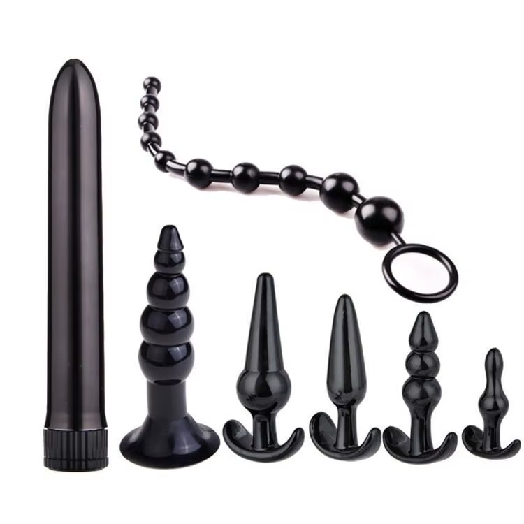 Набор интимных игрушек We Love для анальной стимуляции Черный 7 шт (black_OLGS15)