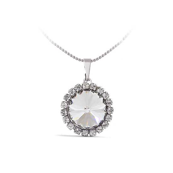 Підвіс з ланцюжком KOBI Rivoli Strass Ø 16 мм зі Swarovski (7430-3090-02-32)