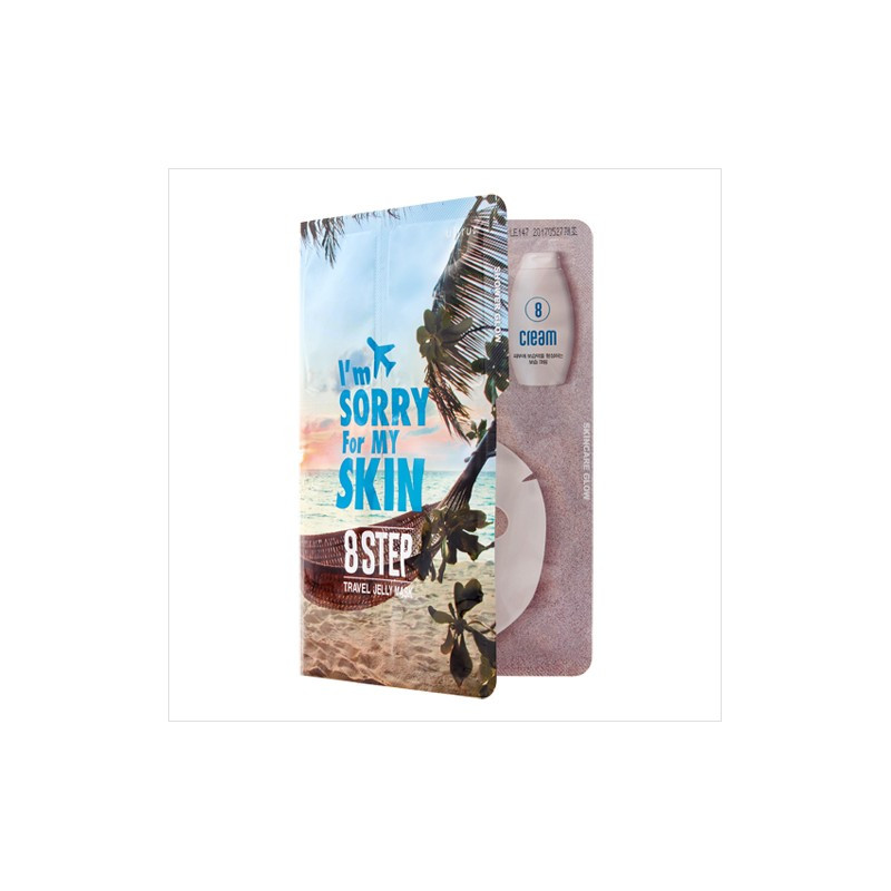 Дорожній набір з 8 засобів для догляду I'm Sorry For My Skin 8 Step Travel Jelly Mask (8809511983022)