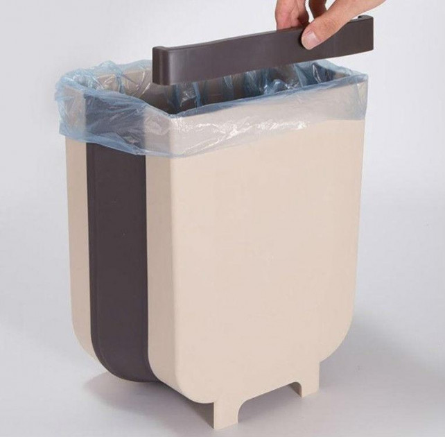 Контейнер сміттєвий Wet Garbage Container складний Коричневий