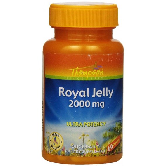 Натуральная добавка для иммунитета Thompson Royal Jelly 2000 mg 60 Caps THO-19350