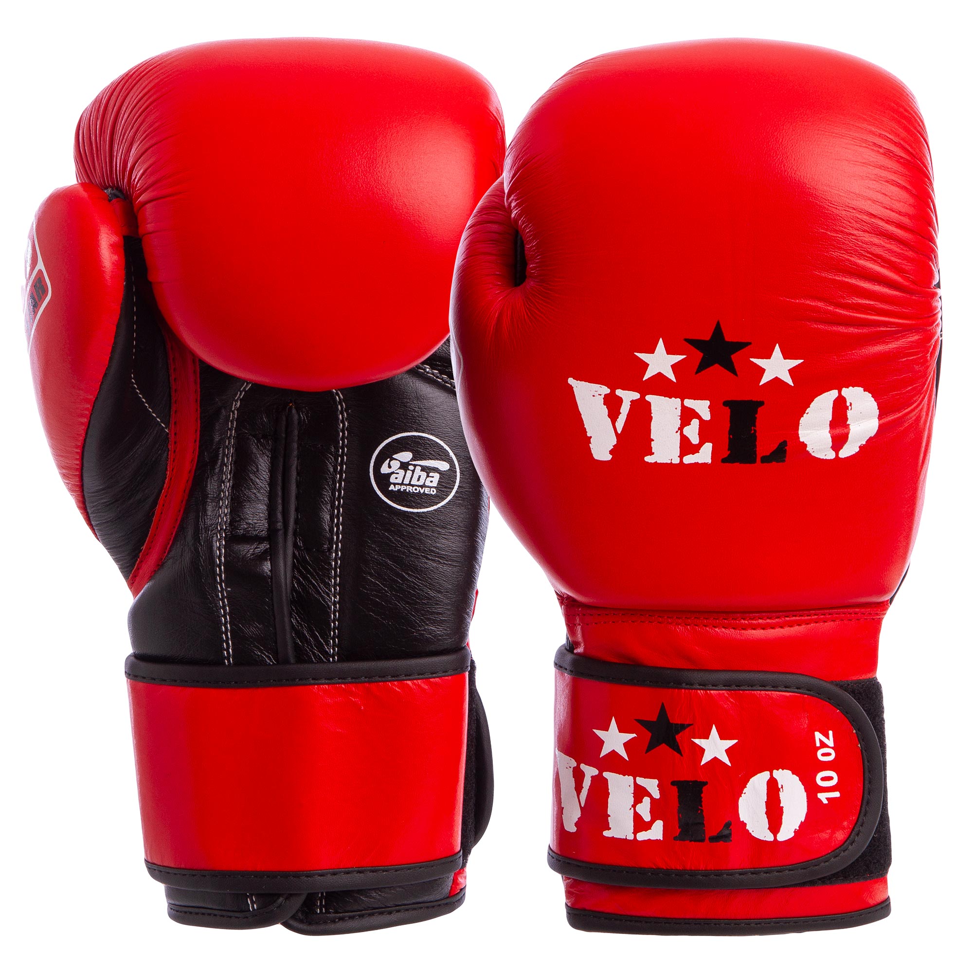 Перчатки боксерские Velo Aiba 2080 12 унций Красный