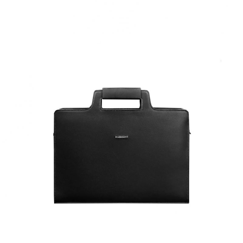 Жіноча шкіряна сумка для ноутбука та документів BlankNote 15 Black (BN-BAG-36-g)