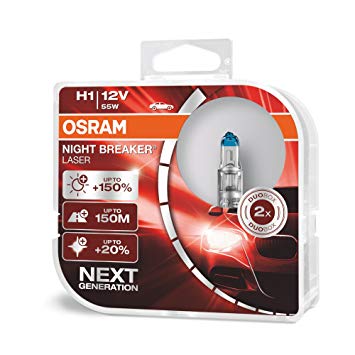 Автолампа OSRAM 64150NL H1 Night Breaker LASER NG +150% 55W 12V P14,5s HardDuopet
