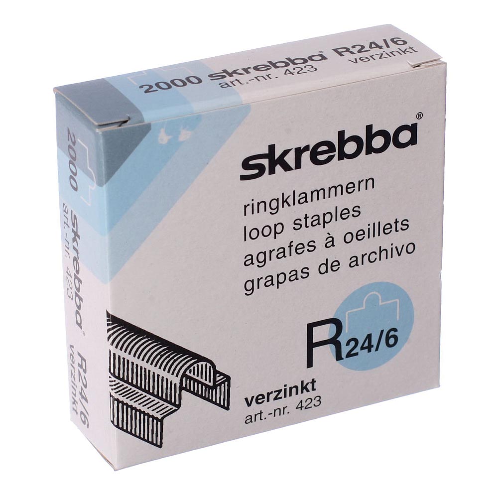 Скоби Skrebba R24/6 2000 шт