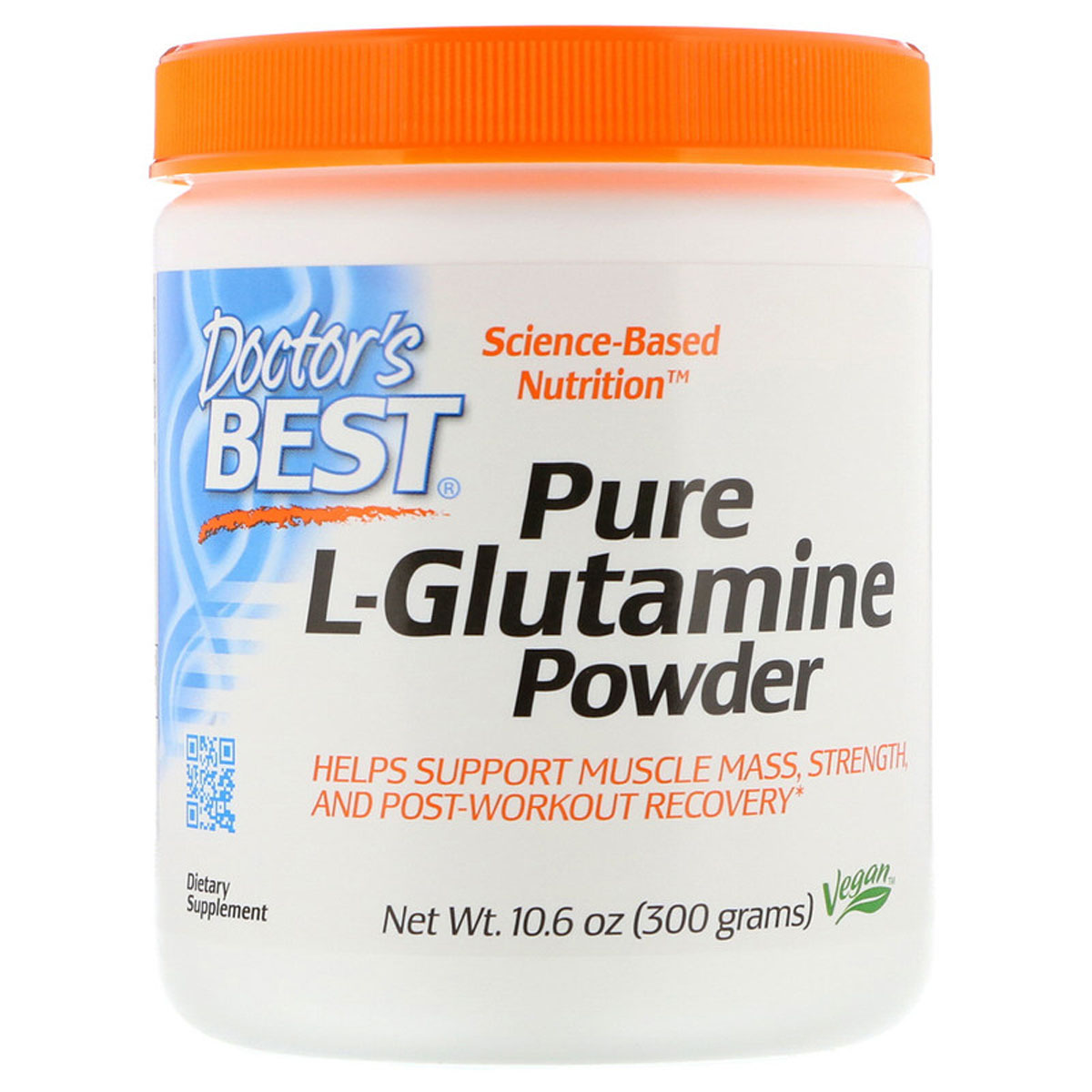 Глютамин в порошке Doctor's Best L-Glutamine Powder 300 г (DRB00491)