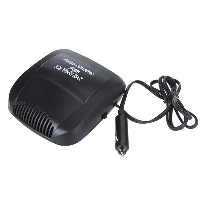 Автомобильный обогреватель салона автомобиля от прикуривателя FAN HEATER Керамический Черный (R0022)