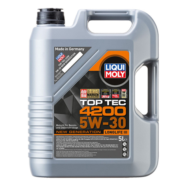 Синтетическое моторное масло Liqui Moly Top Tec 4200 SAE 5W30 5 л