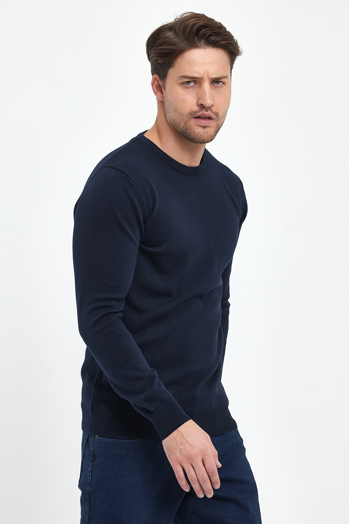 Свитер Trend Collection 2022-1 Синий M (64208)
