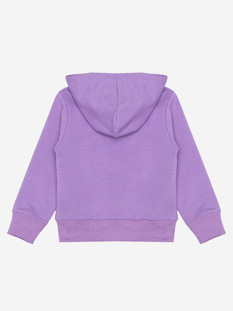 Толстовка на молнии для девочки 110 сиреневый Lizi Kids ЦБ-00210184