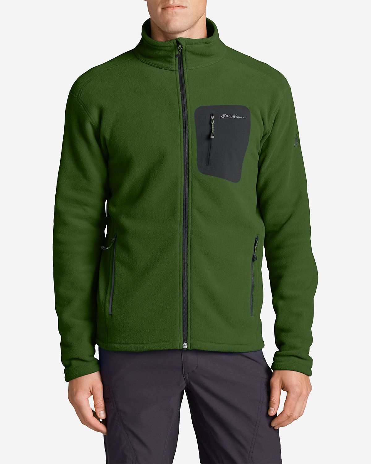 Кофта Eddie Bauer Men Cloud Layer Pro F-Zip CYPRUS S Зеленый (0679CP)