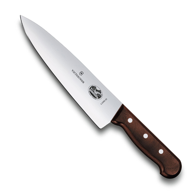Кухонний ніж-шеф кухаря Victorinox Wood Carving 20 см Темно-коричневий (5.2060.20G)