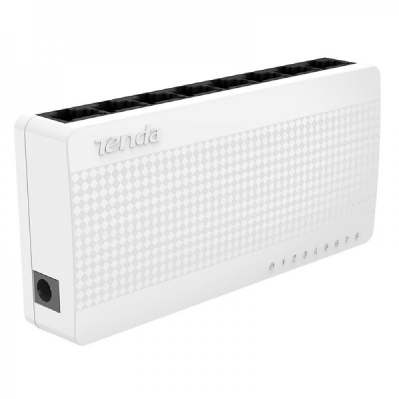 Комутатор Tenda S108 Білий (hub_np2_1430)
