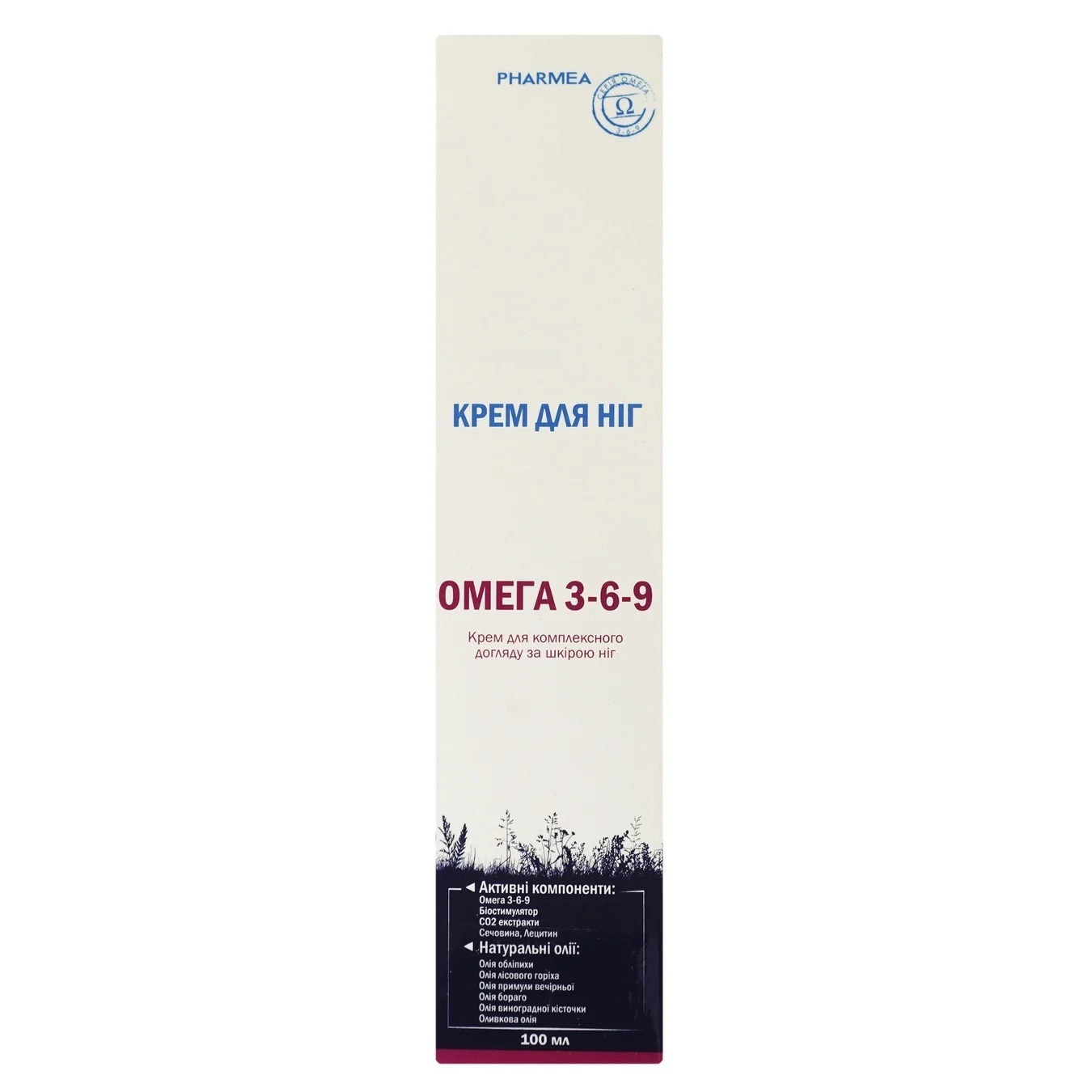 Крем для ніг серія Omega 3-6-9 Pharmea 100 мл