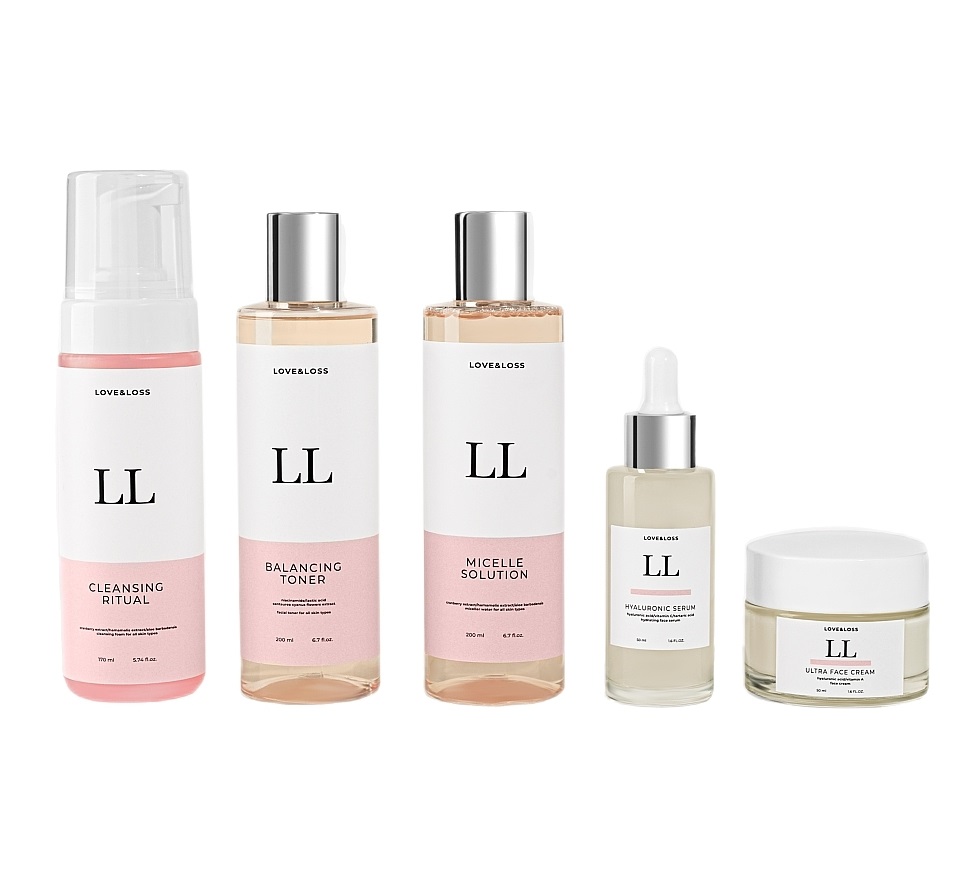 Набор для лица HYDRATE & GLOW Love&Loss 670 мл