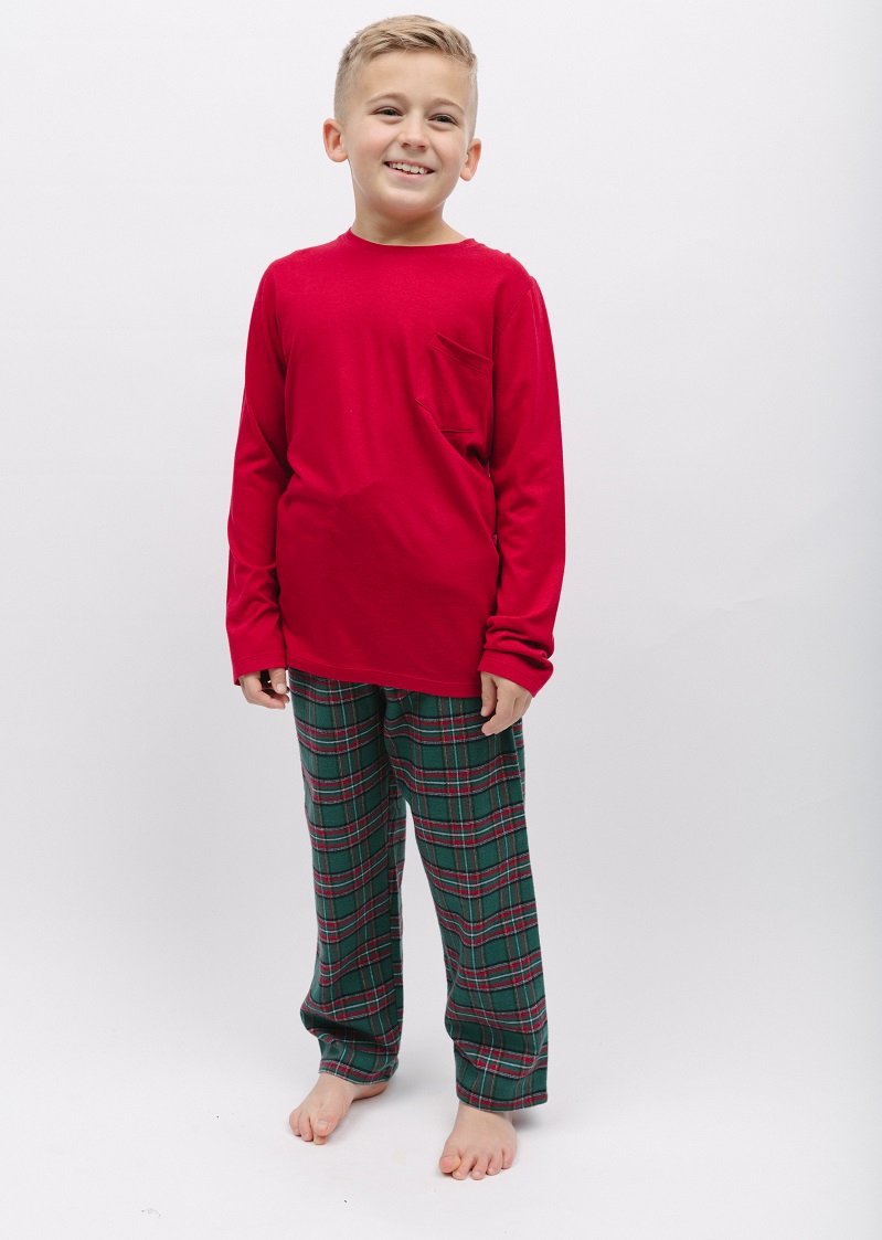 Пижама Cyberjammies Whistler 6858 122 см Красно-зеленый (5051877471436)