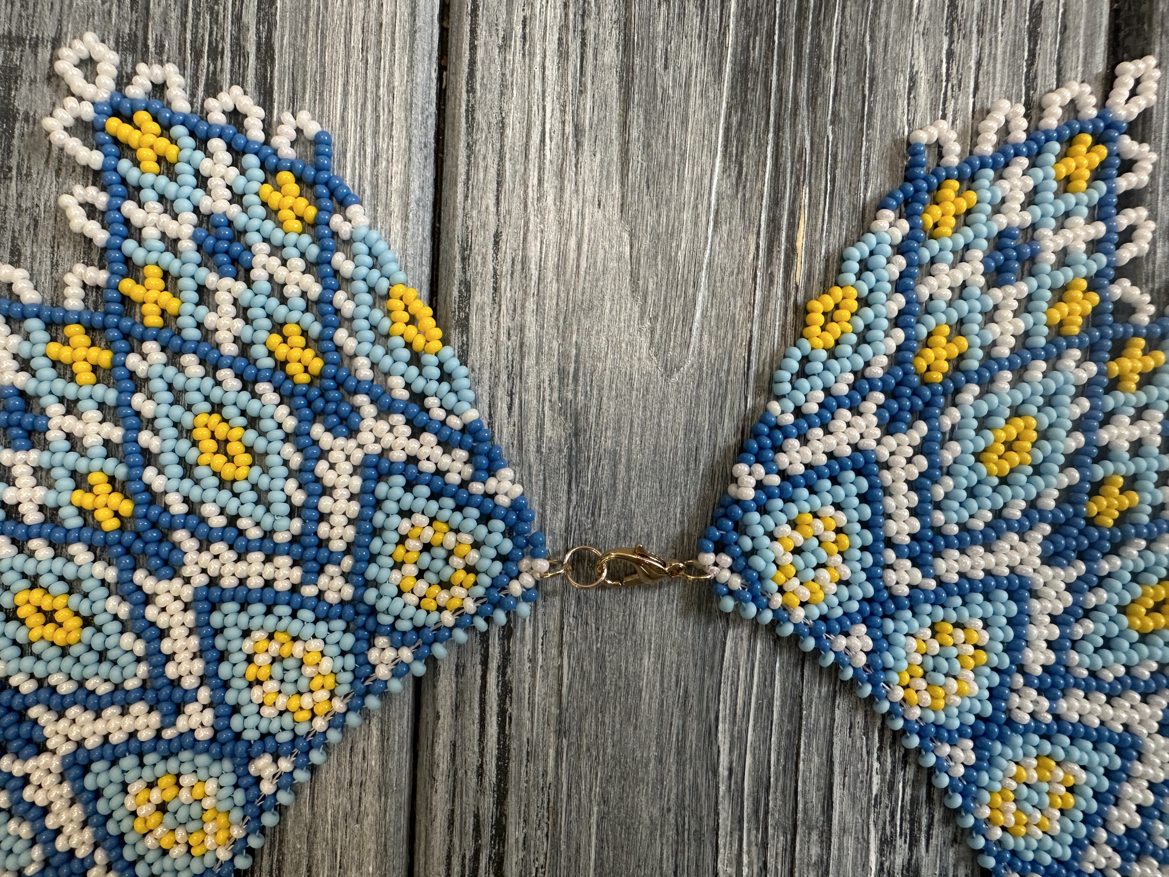 Традиционная украинская силянка из чешского бисера HatynkaUA Traditional 39 см Разноцветный (SUN999_45)