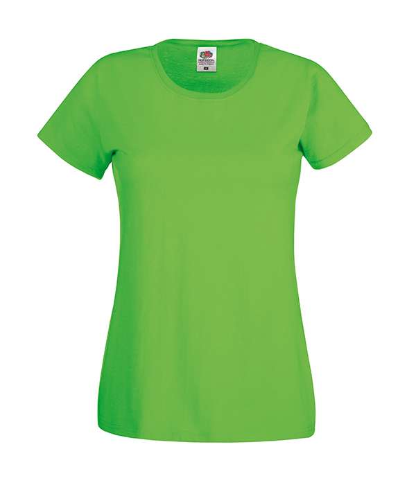 Футболка Fruit of the loom Original Lady-Fit XS Лайм (61-420-0)