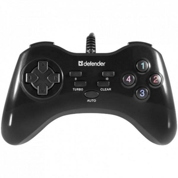 Дротовий геймпад Defender Game Master G2 PC Black 64258 (F00140803)