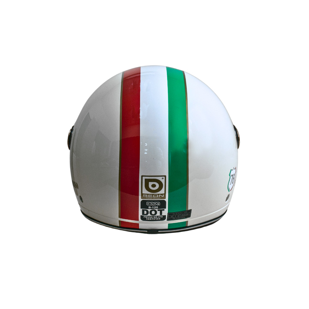 Мотошлем открытый Beon B-120 L Imola Shiny Cream (298698)
