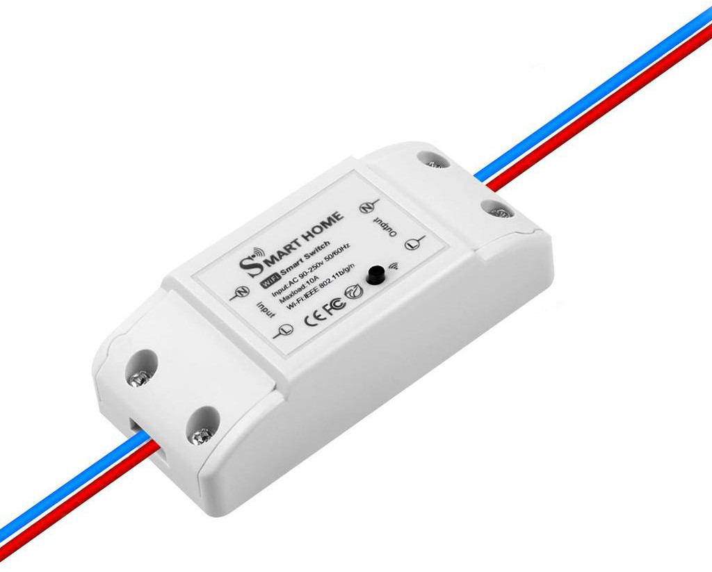 Розумний бездротовий вмикач RIAS Smart Home 220V 10A/2200W White (3_00706)