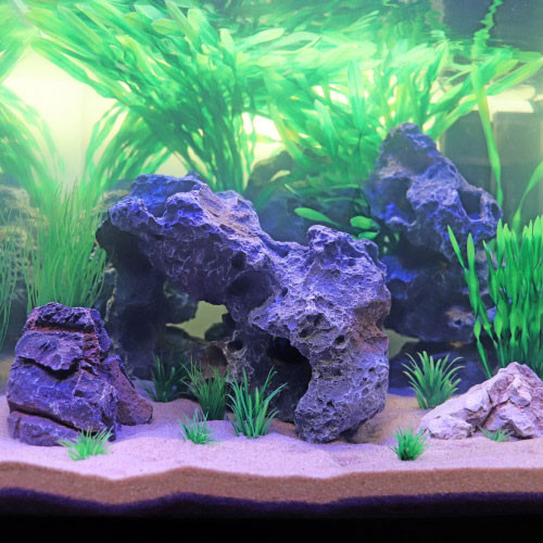 Декорация для аквариума Hobby Cavity Stone dark 5 камень с отверстиями 33x16x33 см Разноцветный (HB40149)