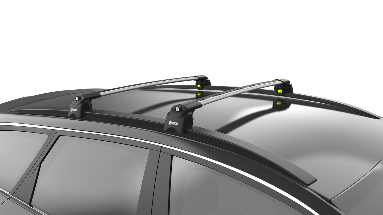 Автобагажник на крышу Turtle AIR 2 Suzuki Vitara 2015+ Серый