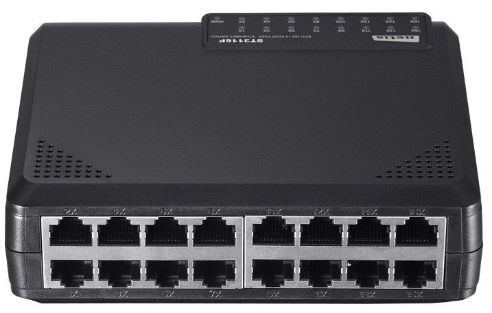 Комутатор Netis ST3116P 16 Ports 10/100Mbps Fast Ethernet Switch (6059297)