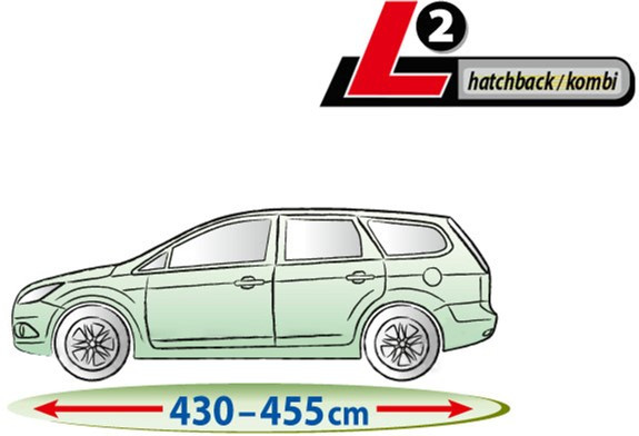 Чохол-тент для автомобіля SKODA RAPID combi Kegel-Blazusiak Basic Garage L2 Hatchback/Combi Сірий (5-3958-241-3021)