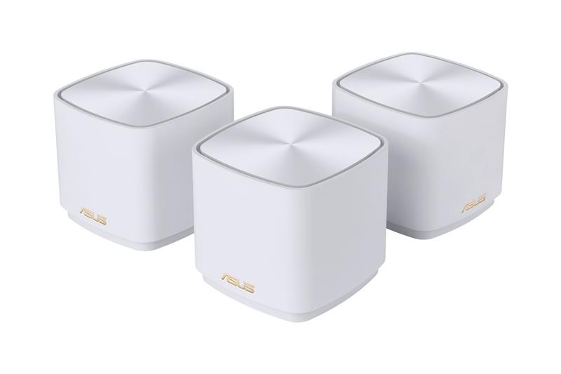 Wi-Fi Mesh система Asus ZenWiFi XD4 Plus 3PK White AX1800 1xGE WAN/LAN 1xGE LAN AiMesh