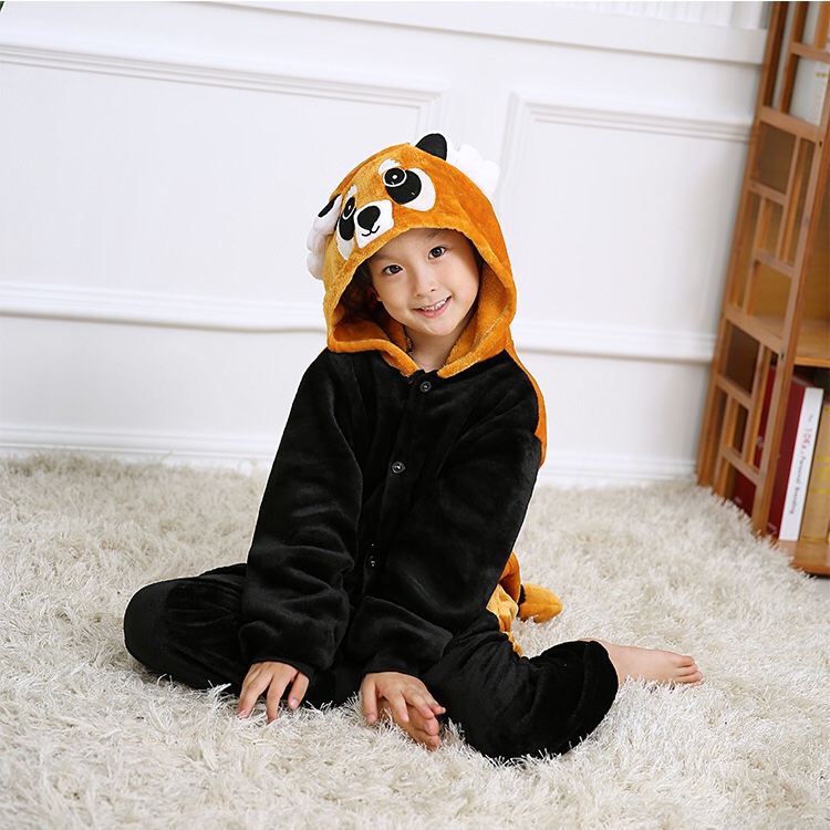 Пижама детская Kigurumba Красная панда S - рост 105 - 115 см Черно-Коричневый (K0W1-0108-S)