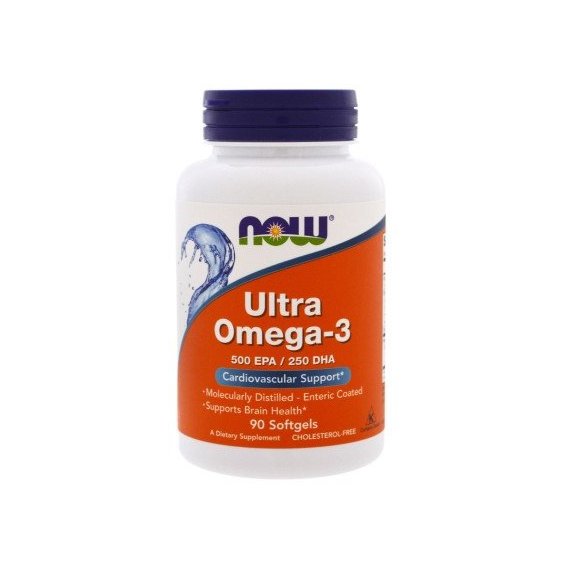 Омега 3 NOW Foods Ultra Omega 3 Fish Oil 90 Softgels