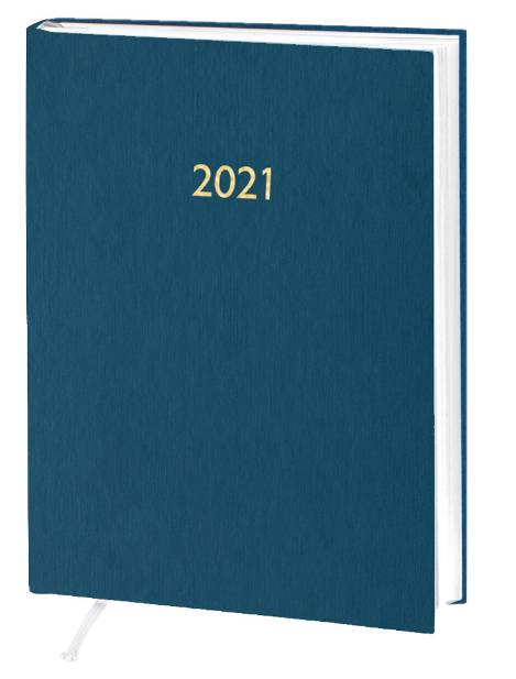 Щоденник датований А5 Полиграфист 143х202 160 аркушів 1шт Синій (0215)