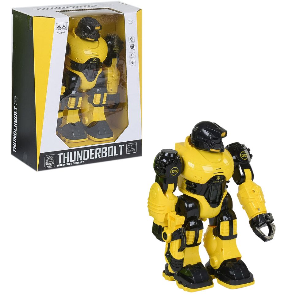 Робот ThunderBolt жовтий THREE STARS (607/609)