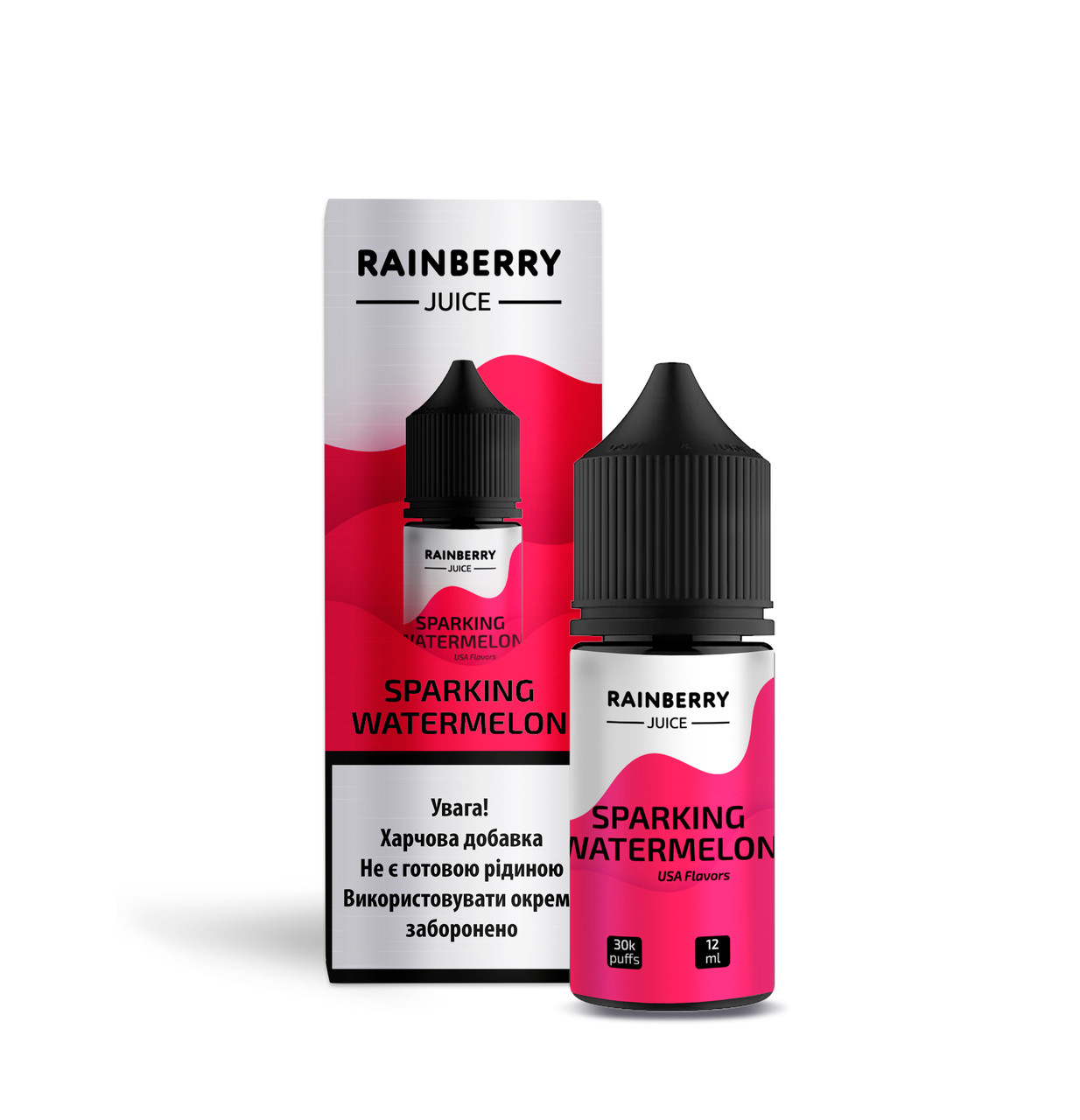 Набор компонентов для самозамеса солевой жидкости FlavorLab Rainberry Juice 30 мл Sparking Watermelon 0-50 мг (17678-hbr)