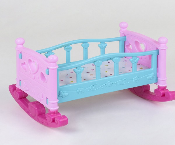 Ліжечко-гойдалка для ляльок 8119 Blue/Pink (VI00299)