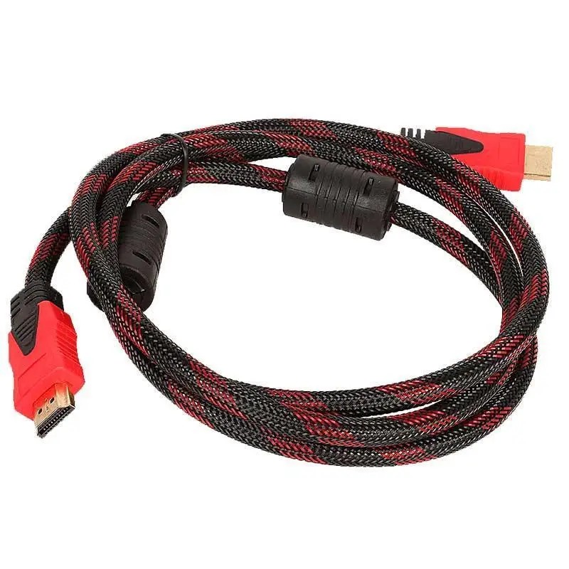 Кабель для подключения электроники SCAN HDMI - HDMI FULL HD 1.5 м Red