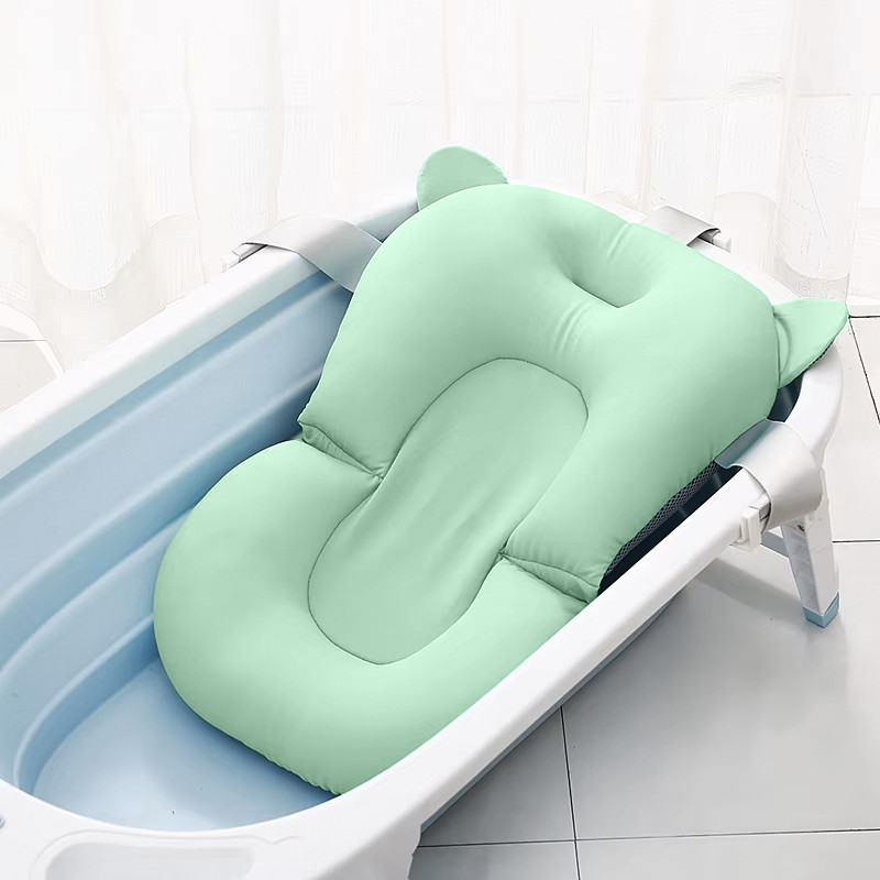 Матрасик в ванночку с креплениями Bestbaby 341 44х30 см Green 13241-85699