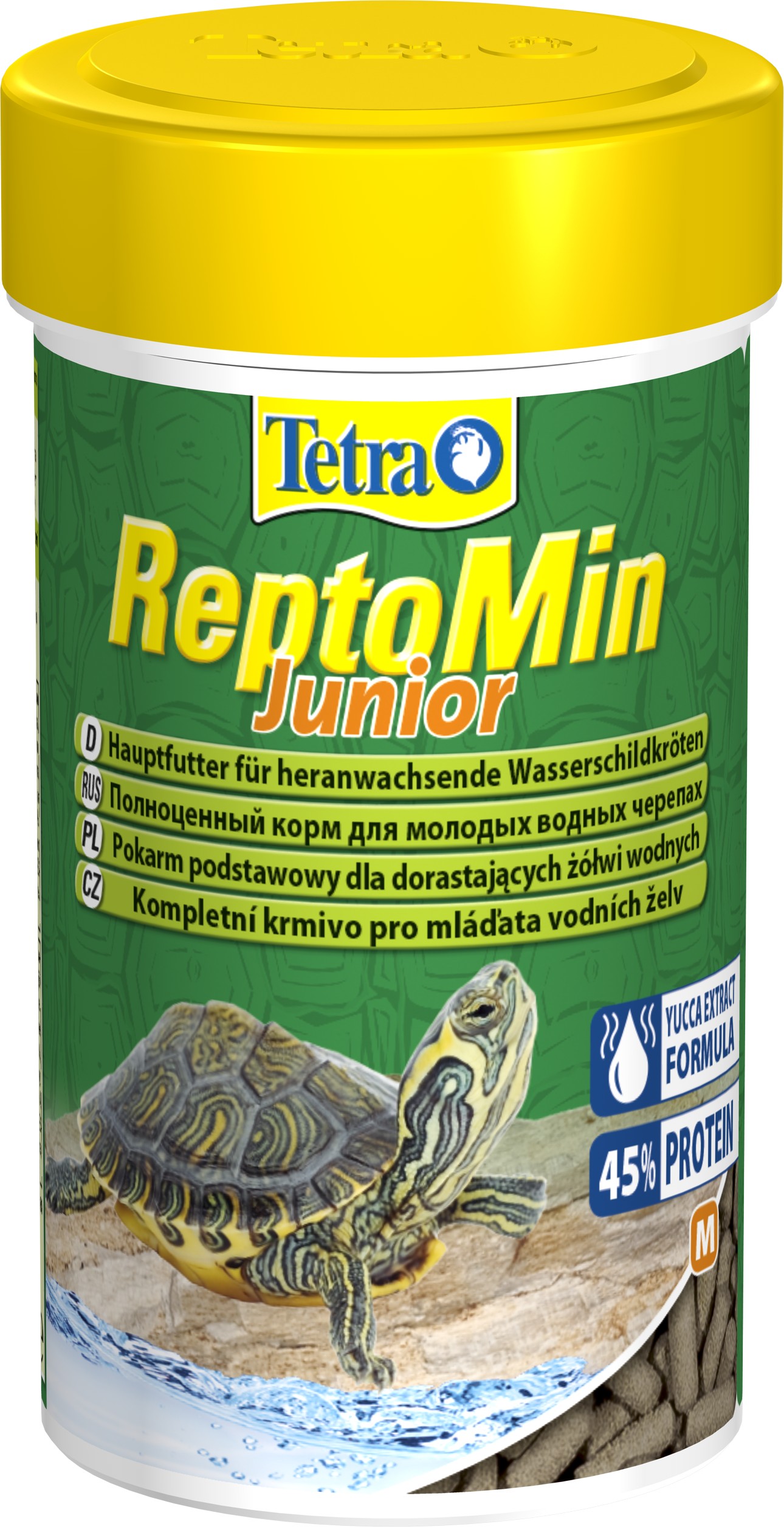 Корм для молодыx черепаx Tetra ReptoMin Junior 100 мл (4004218258853)