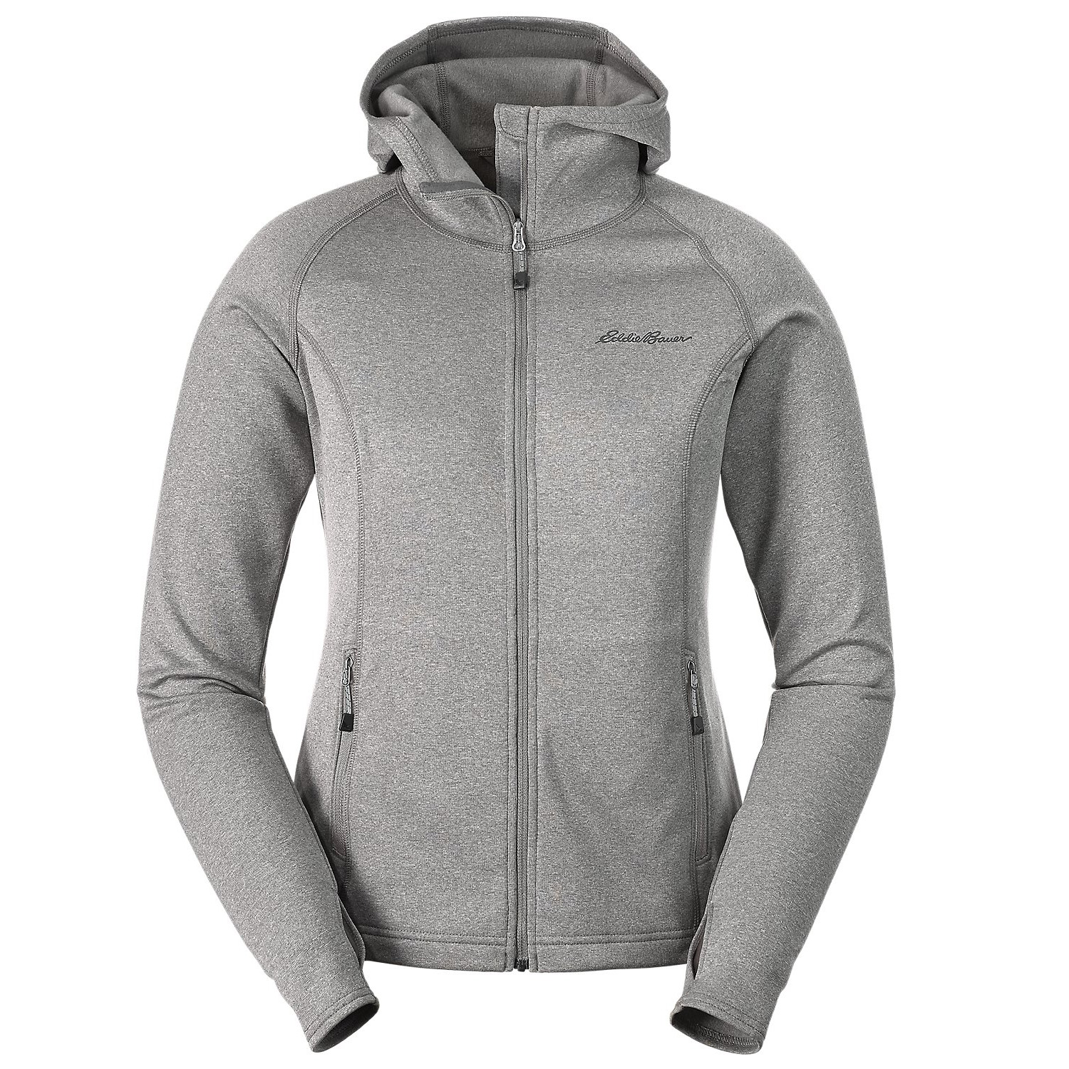Кофта Eddie Bauer Womens High Route Fleece Hoodie L Серый (3701SL)