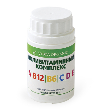 Полівітамінний комплекс Vesta Organic 40 г