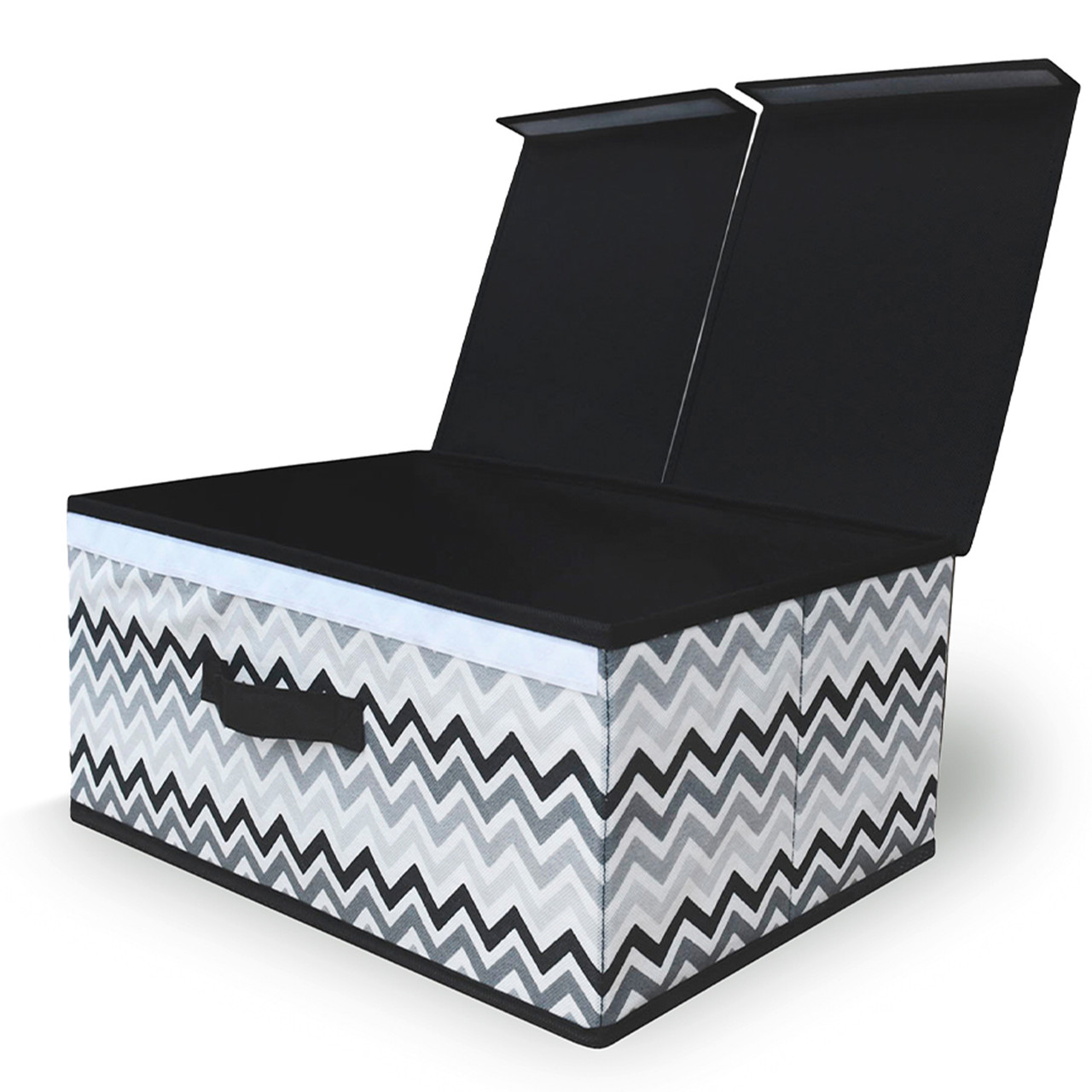 Короб для хранения Handy Home Zigzag 50x30x20 см Бело-черный (ZSH-08)