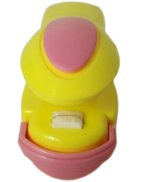 Зварювач пакетів ручний MHZ Korea Type Mini Sealing 7302, жовтий з рожевим