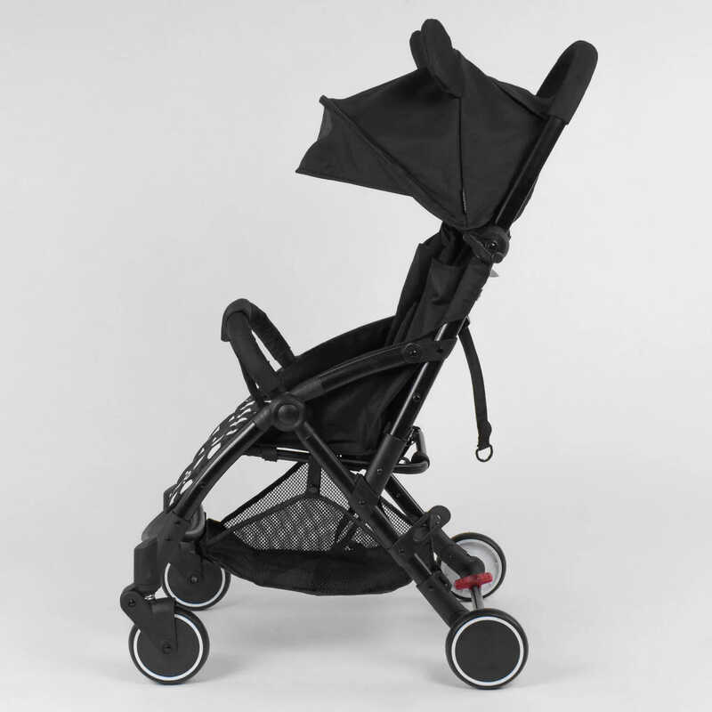 Коляска прогулочная детская JOY 85891 30 кг Black and white