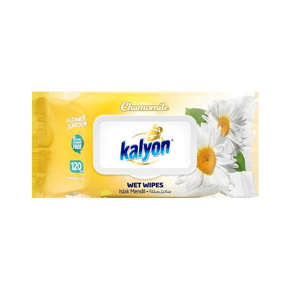 Влажные салфетки Kalyon с ароматом ромашки 120 шт.