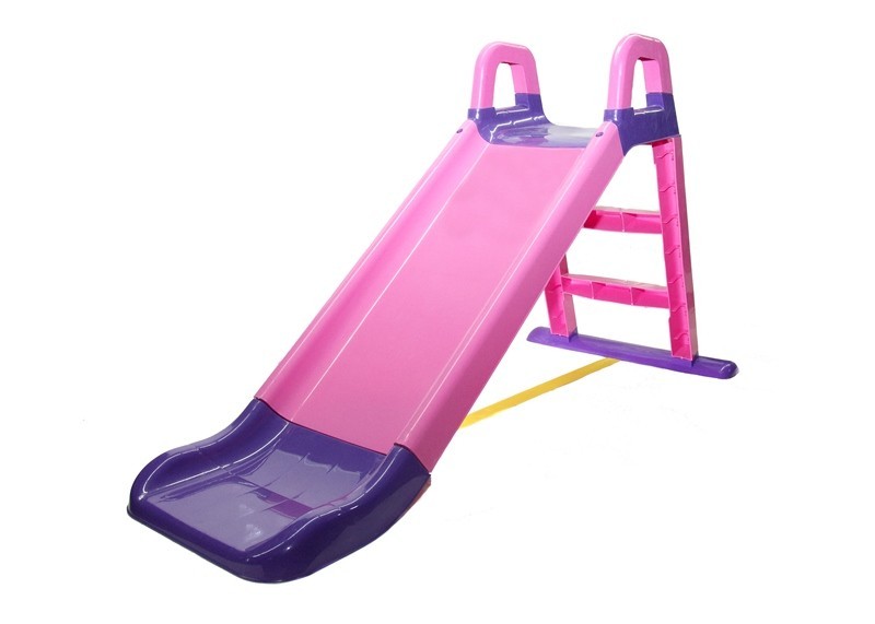 Дитяча пластикова гірка Doloni 0140/05 145 см Рожево-фіолетова
