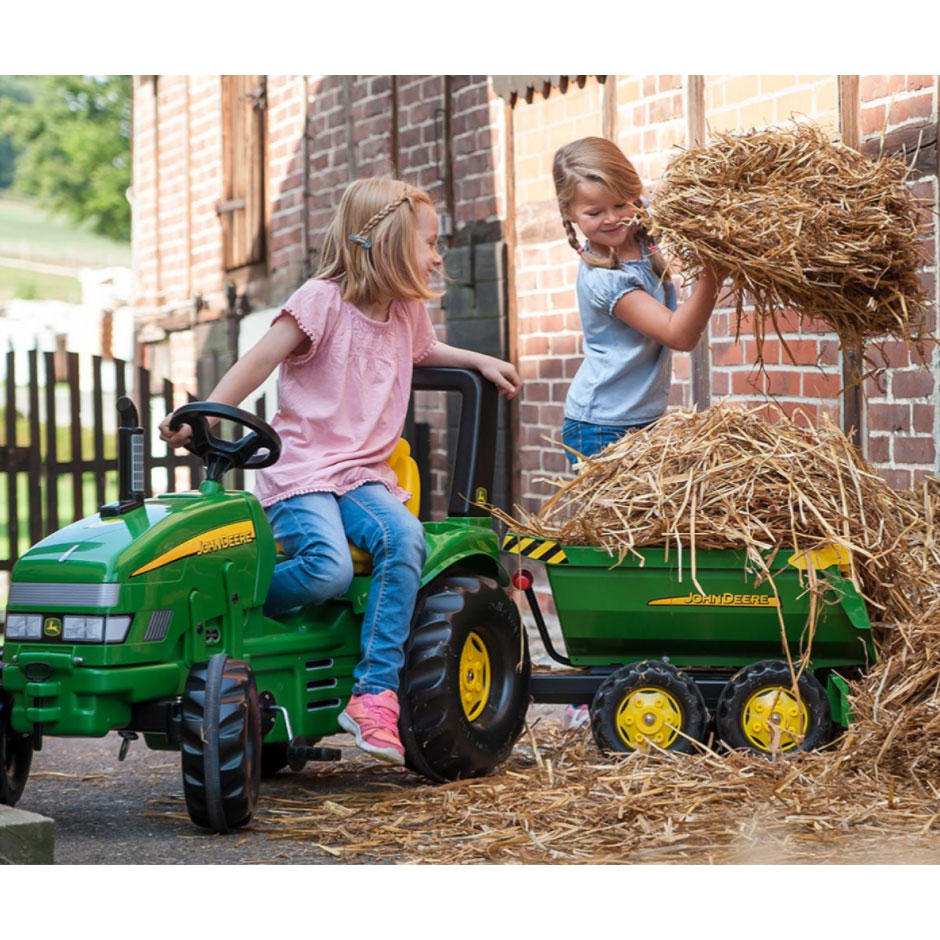 Прицеп детский тракторный Rolly Toys John Deere Green IG116486