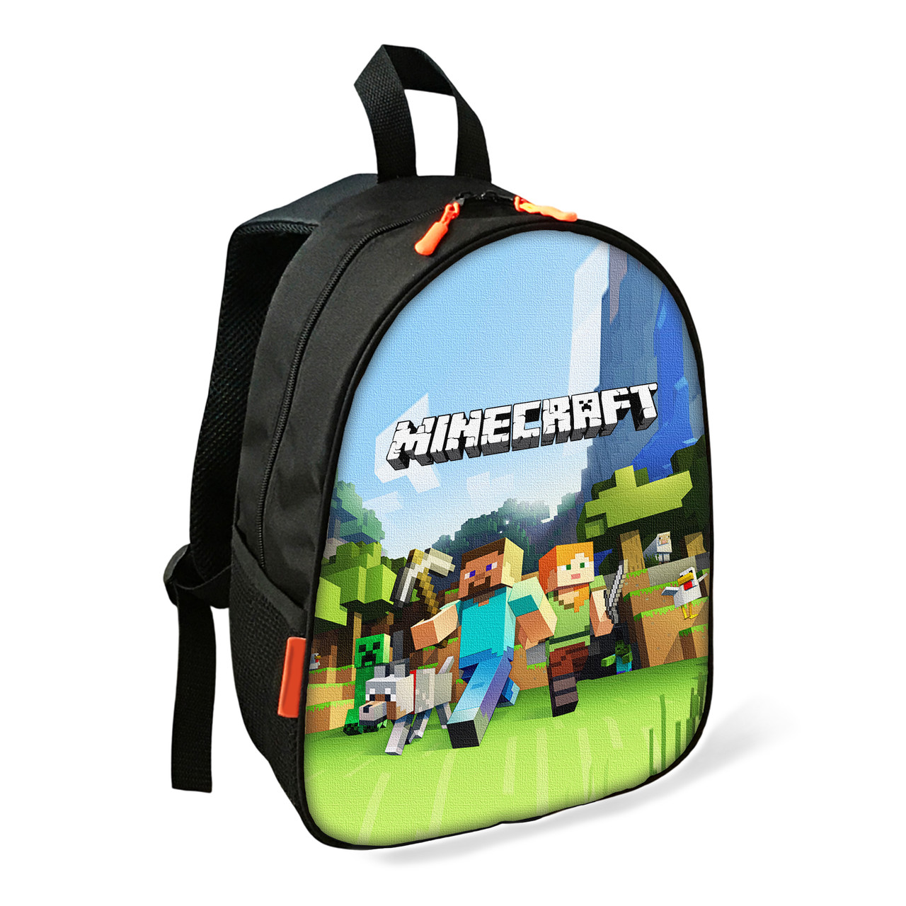 Дитячий шкільний рюкзак Minecraft Стів і Алекс 34х27х13 см, водонепроникний