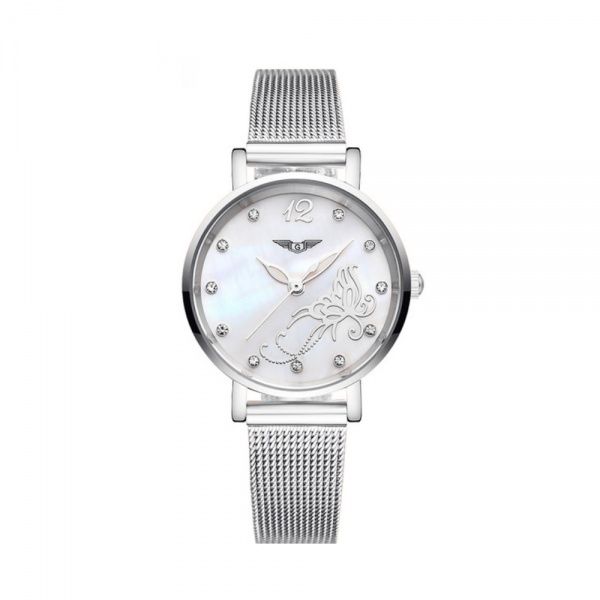 Годинник Guanqin GS19042 CS Silver-White-Silver Flower (GS19042SWSF)